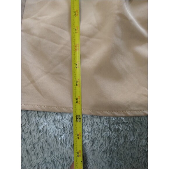 Asus Wide Sleeve Thai Front Knee Length Dress Sz 8 Tan Boho Cottage Core... - Picture 8 of 9